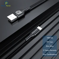 phone planet high quality 3a usb type c fast charging cable for samsung xiaomi redmi huawei usb c mobile phone charger cord wire