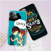 the fault in our stars customer high quality phone case for iphone 11 pro xs max 8 7 6 6s plus x 5s se xr transparent soft coque
