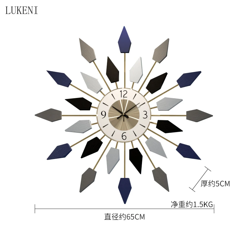 Настенные часы в скандинавском стиле Креативные украшения для гостиной модные