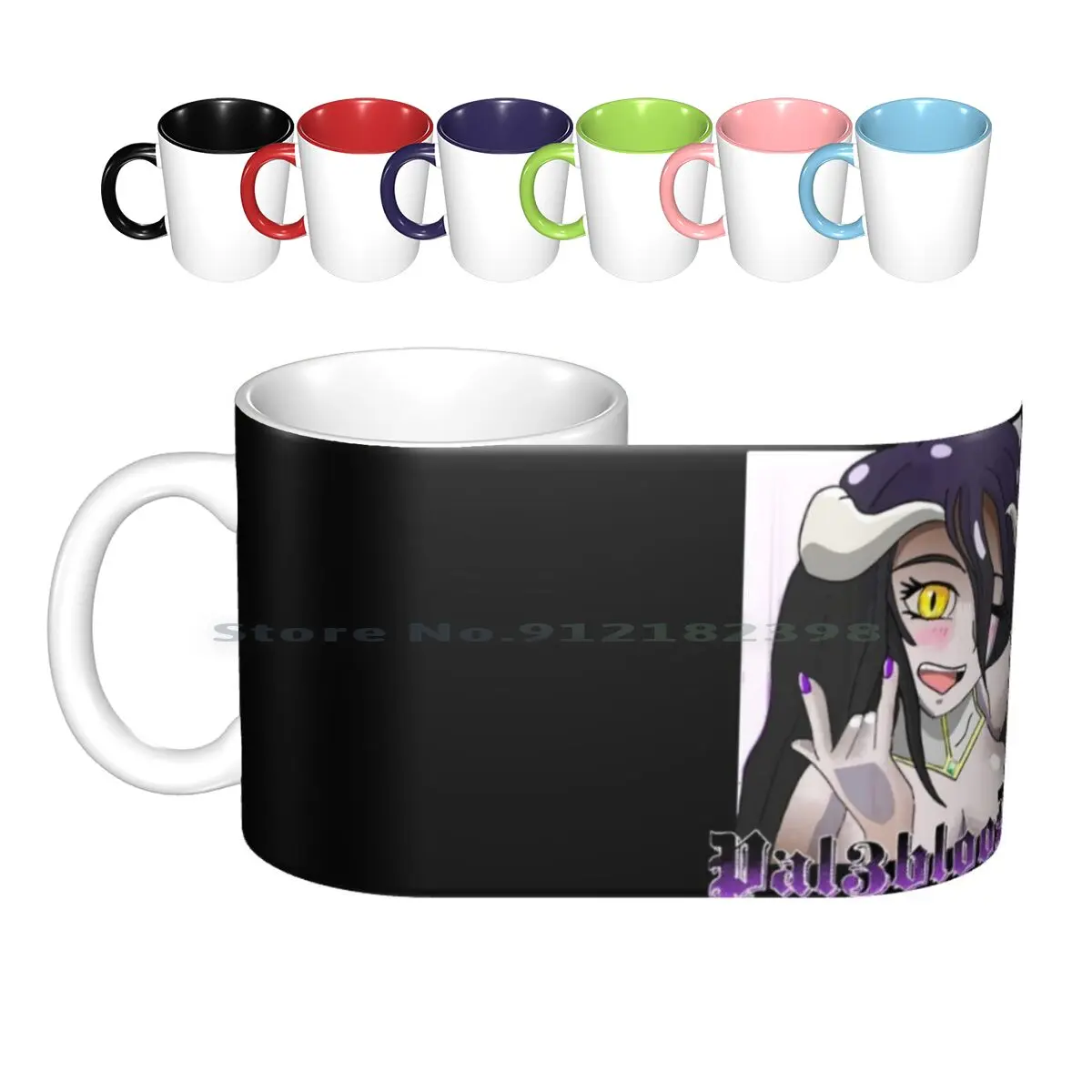 

Albedo Horns Ceramic Mugs Coffee Cups Milk Tea Mug Albedo Overlord Albedo Anime Ecchi Manga Overlord Waifu Weeaboo Overlord