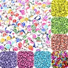 100 шт.лот 7 мм акриловые разделенные бусины овальной формы символы мира бусины для изготовления ювелирных изделий сделай сам шармы браслет ожерелье аксессуары