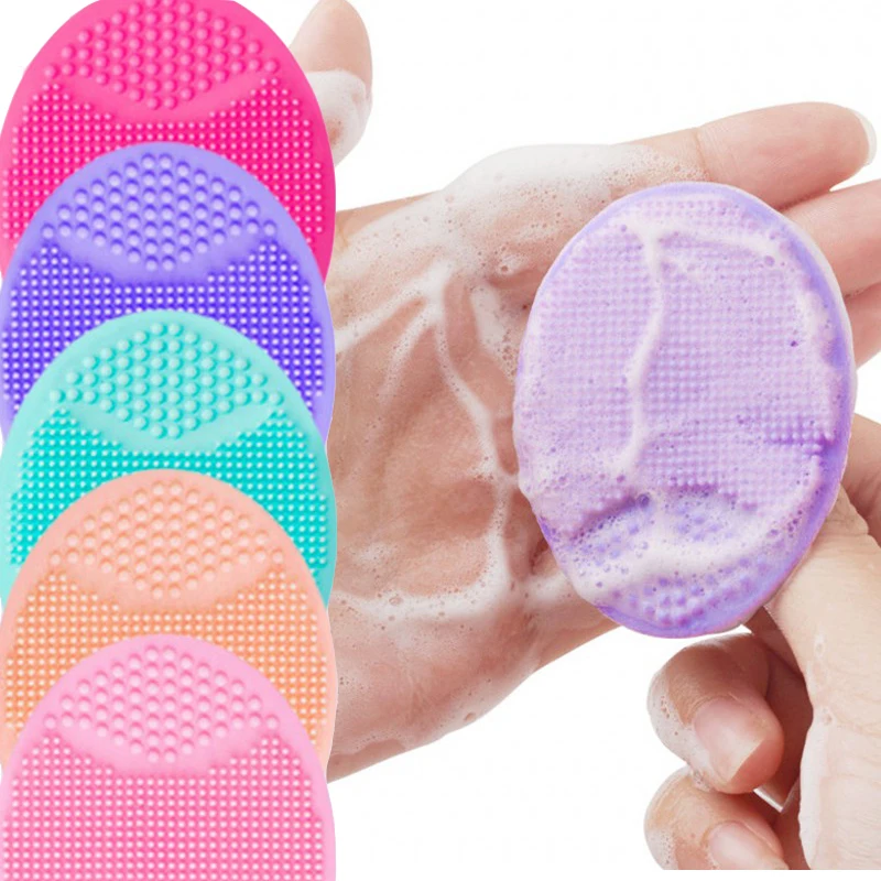 

Силиконовая щетка для очищения лица, мягкое глубоко отшелушивающее средство для удаления черных точек и пор, инструмент для ухода за кожей, ...