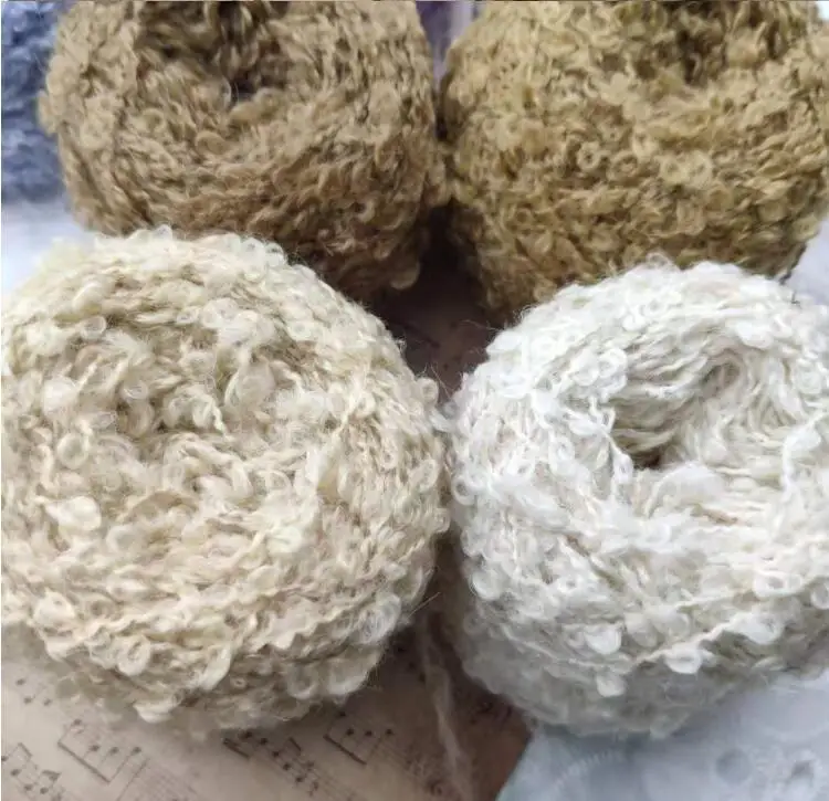 50 г/лот мягкая плюшевая шерстяная акриловая модная петля для вязания однотонная