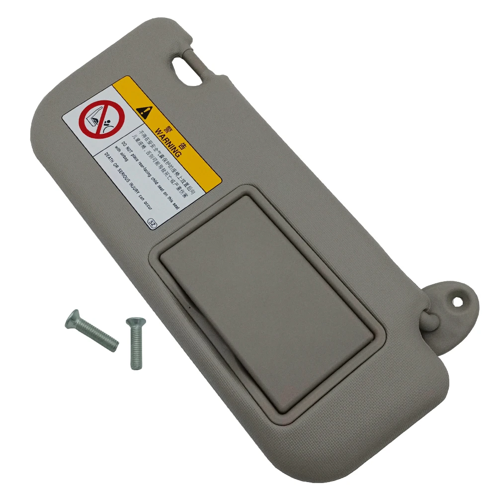 Серый автомобильный солнцезащитный козырек с зеркалом левый правый для Toyota Corolla