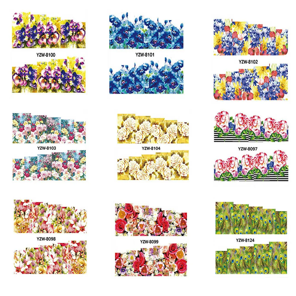 DIY наклейки для ногтей с аппликацией в виде цветка из ротанга кружевом паста