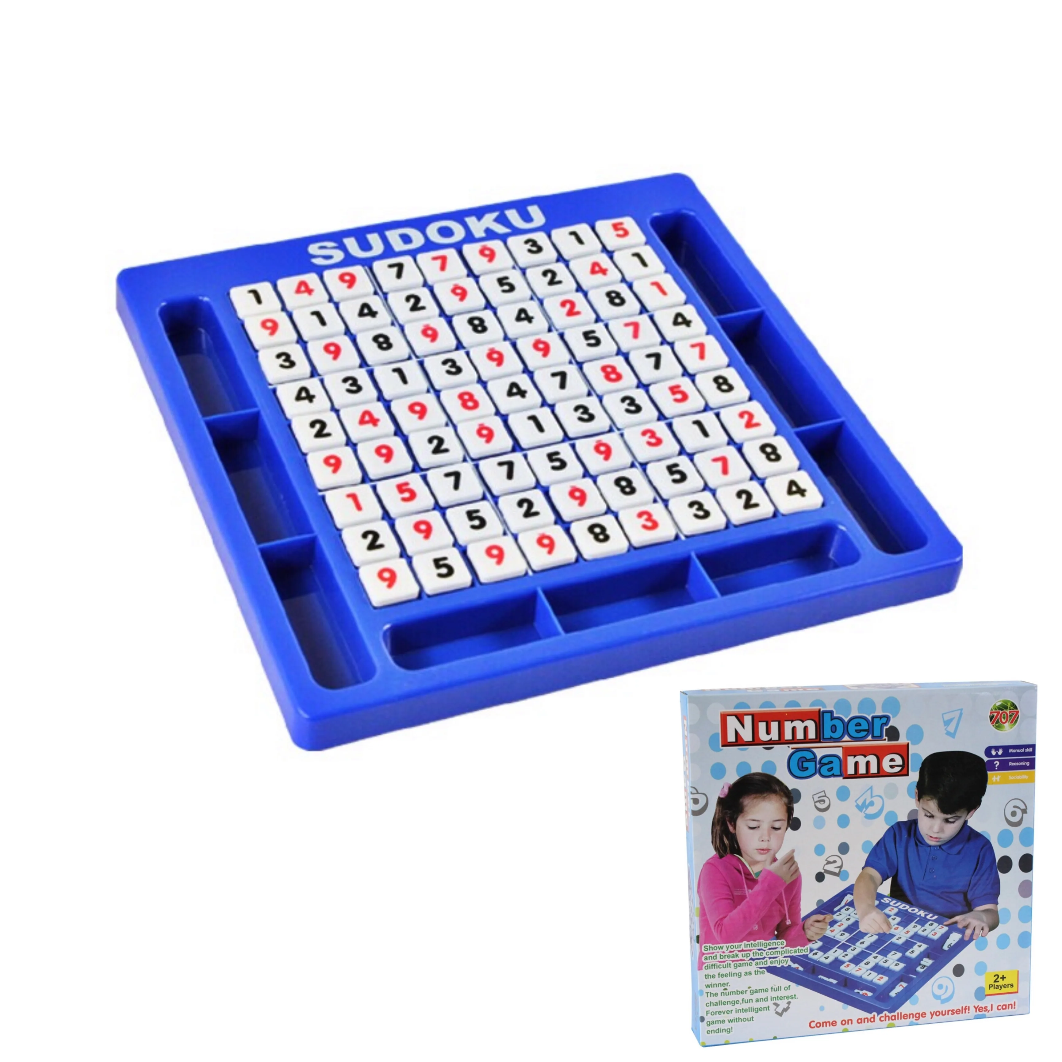 Early Educational Toy Developing for Children Jigsaw Digital Number 1-9 Sudoku Puzzle Game Toys Kids Intelligence Reasoning | Игрушки и