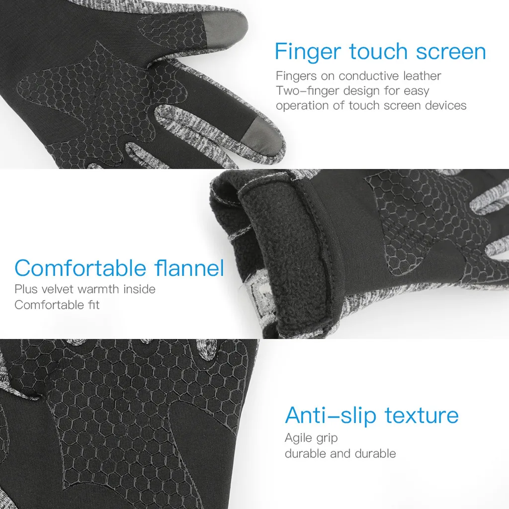 

Unisex Winter Gloves Photography Outdoor Gloves Climbing Ski Riding Windproof Contact Screen Flying Gloves For Mini Drones