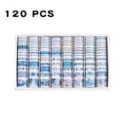 120 шт. набор декоративного скотча Васи Маскировочные ленты канцелярских принадлежностей washitape васи клейкая лента фарфор kawaii whasi лента washi Органайзер