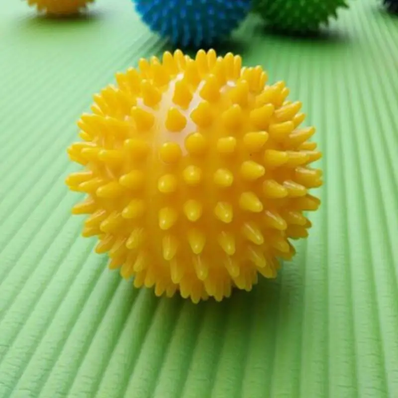 

6 Colors Peanut Shape Massage Yoga Fitness Ball Relieve Stress Pelota Masaje Foot Spiky Muscle Massager Ball Foot Massage Ball