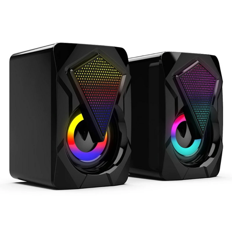 

USB Computer Speaker PC Speaker for Desktop Computer Laptop Speaker with High-Quality Sound Compact Size Louder Volume
