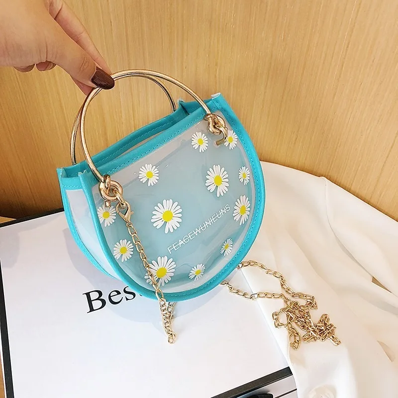 Летняя прозрачная Милая мини-сумка женская 2020 популярная новая маленькая сумка