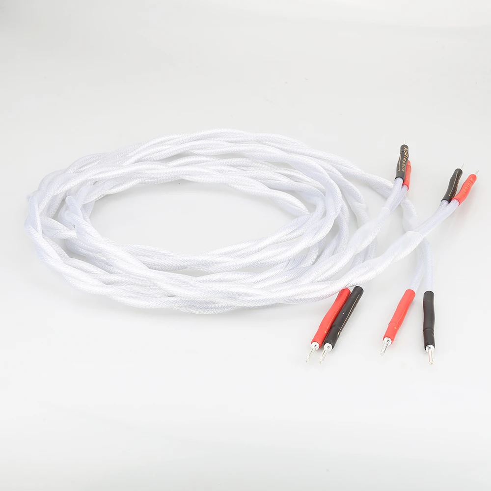 Audiocrast A58 S ilver позолоченный Акустический кабель 5N с одним кристаллом HIFI 4