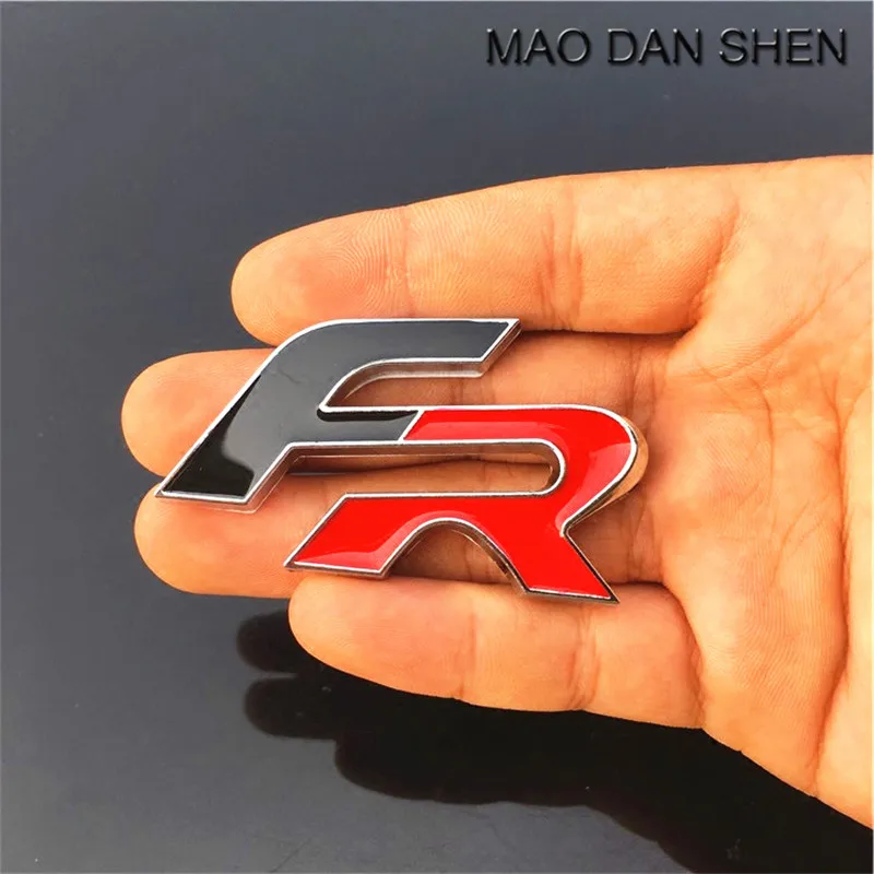 

E392 FR 3D grille emblem badge car 3D sticker metal front grille