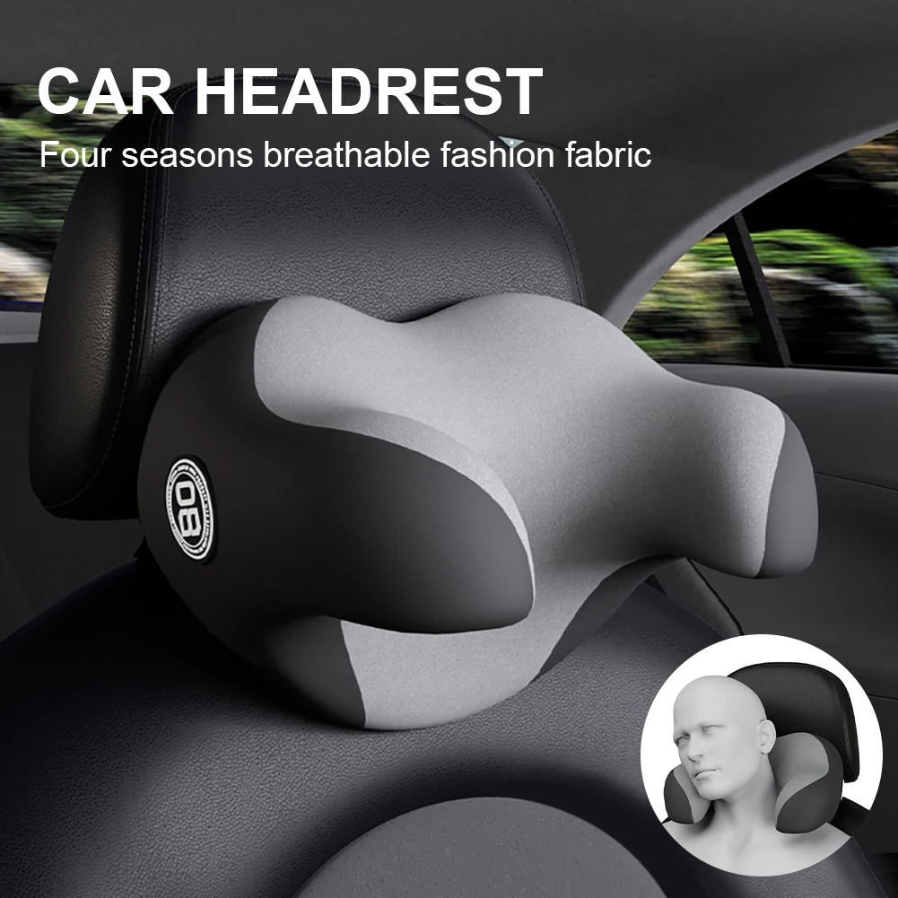 

Car Headrest Pillow Memory Foam Neck Support Pillows Head Neck Protector U-Shaped Pillow for Travel Rest Car Accessories