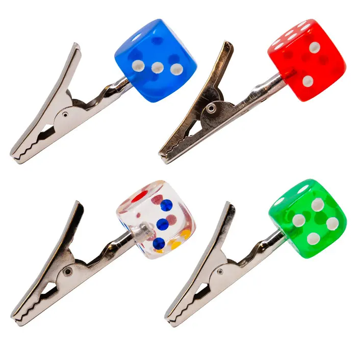

Colored Dice Roach Clips Joint Blunt Clip Smoking Accessories