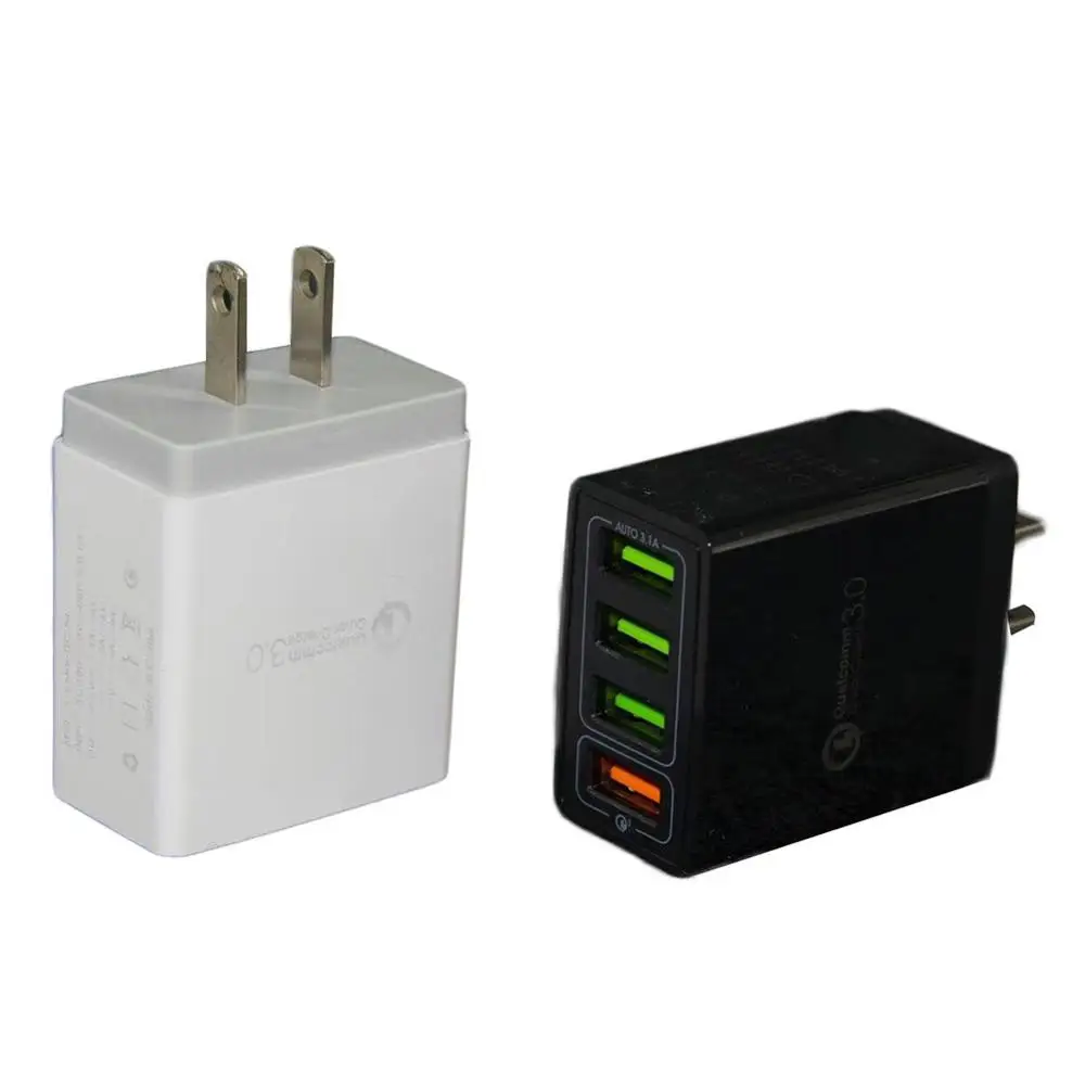 Новое зарядное устройство с 4 портами USB для Samsung/iPhone/Huawei стены мобильный телефон