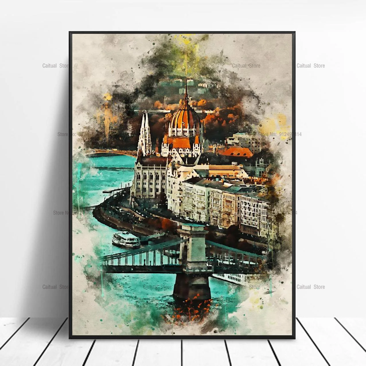 Картина на холсте C242 современный ретро-постер с изображением стамбала Токио Кубы