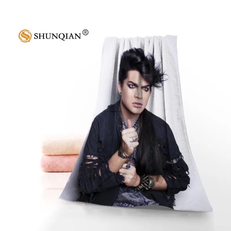 

Face Towel/Bath Towel Custom adam lambert Microfiber Hair/Face/Shower Towels Size 35x75cm, 70x140cm