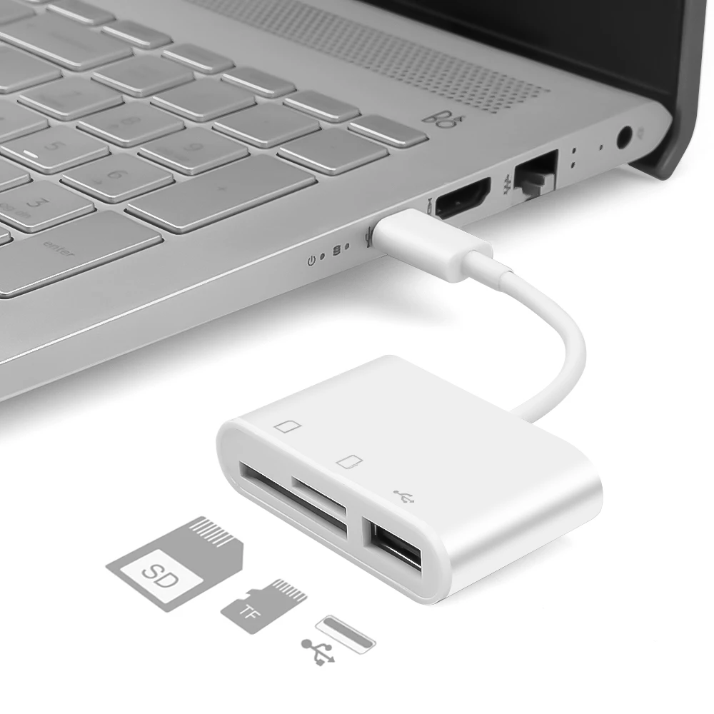05 OTG Micro USB Type C кардридер SD 3 0 для чтения карт памяти TF Cardread|USB-хабы| |