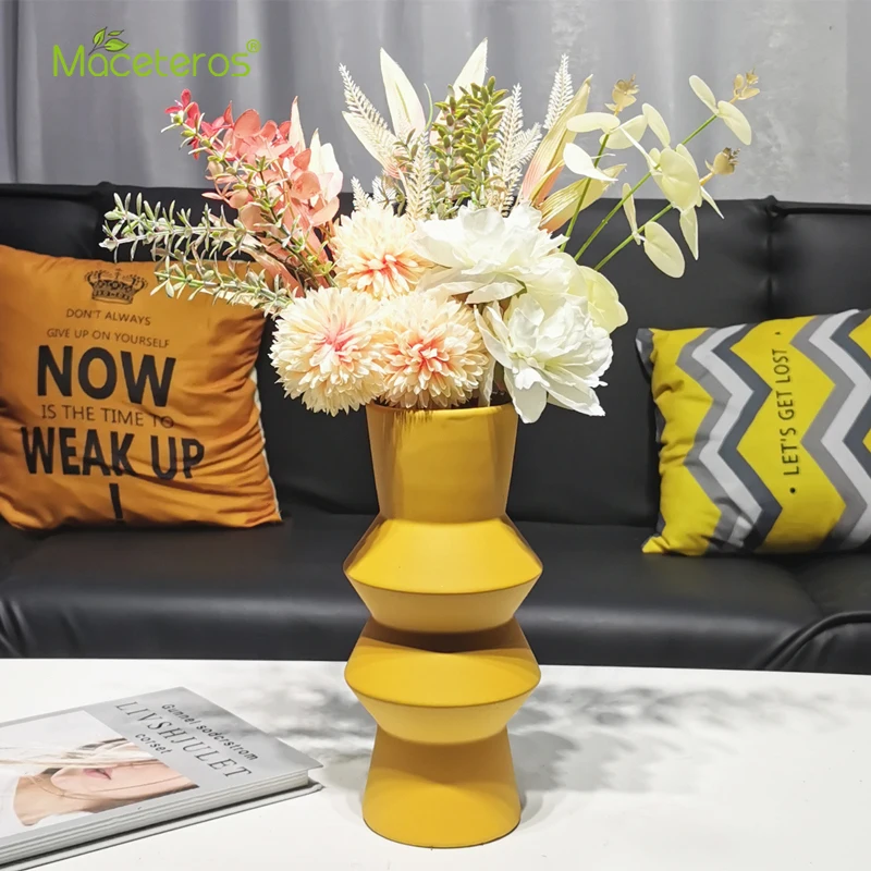 

Modern Minimalist Vase Design Bouquet Set Desktop Living Room Office Decorations Morandi Ceramic Floral Art OrnamentsHandicrafts
