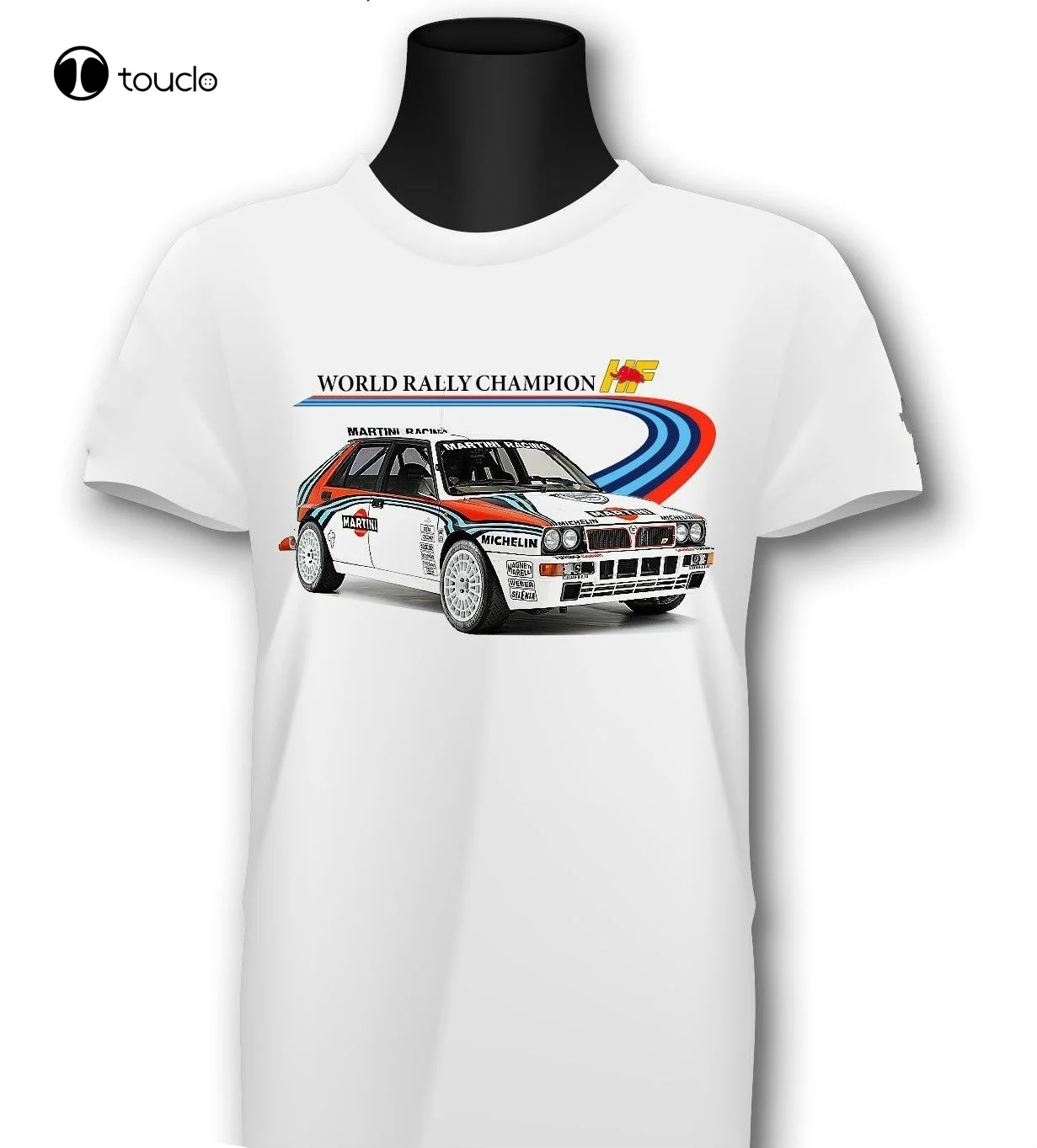 

Fashion Mens T-Shirt Lancia Delta Evoluzione Racing Montecarlo Rally Car Old Tee Shirt Custom Aldult Teen Unisex Unisex