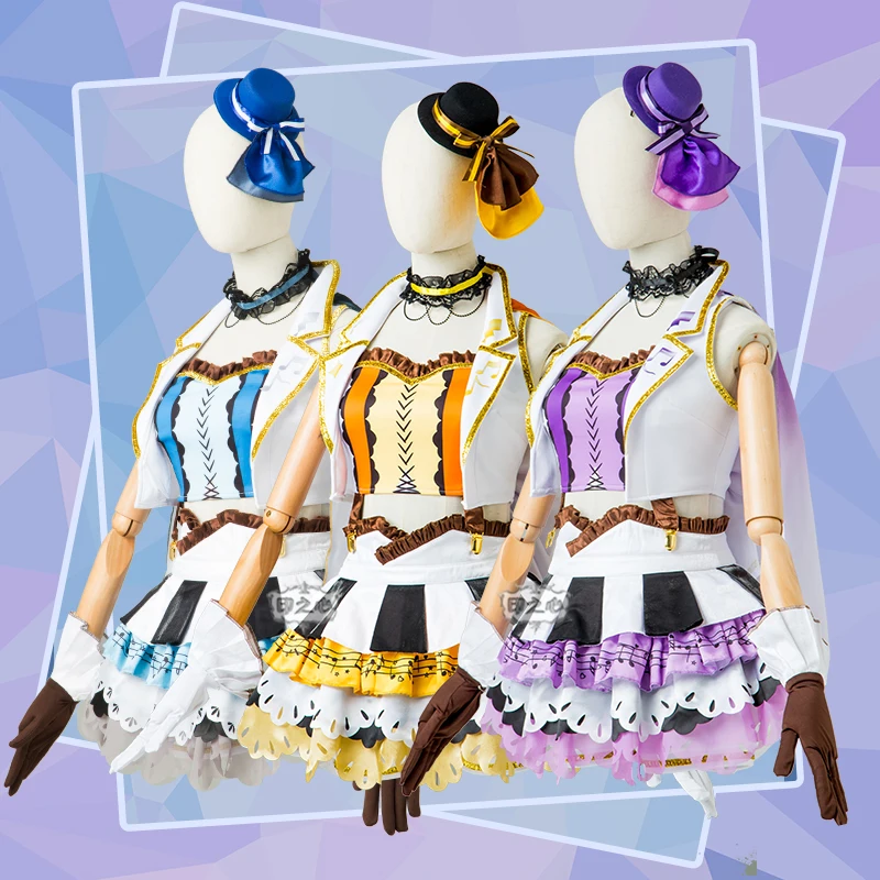 

Аниме Lovelive Sunshine Aqours Daydream Warrior All Menber, костюм для косплея, Женский костюм на Хэллоуин, бесплатная доставка 2020