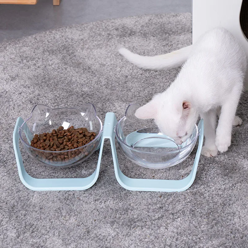 

Pet Bowls Dog Food Water Feeder Pet Drinking Dish Feeder Cat Puppy With Raised Feeding Supplies dog food bowls
