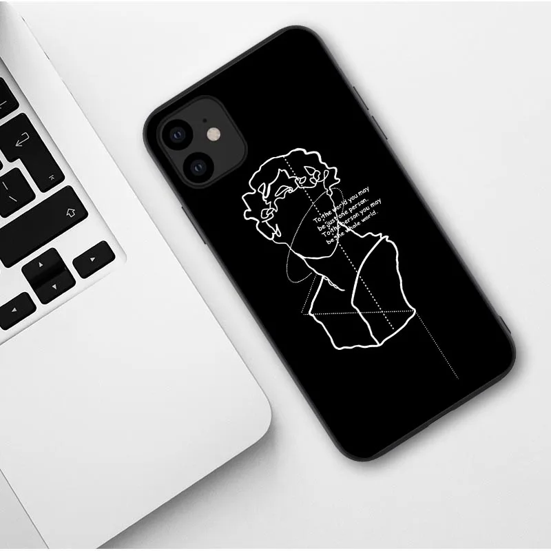 TPU Чехол для телефона iPhone 11 Pro Max Mona Lisa забавные имитирующие художественные картины Рождение Венеры мягкий чехол для iPhone XR XS MAX - Цвет: TPU