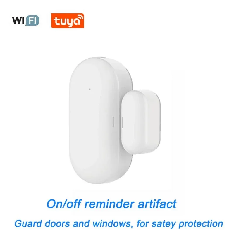 

2021 Новый Tuya Smart Двери Сенсор дверь открытой/закрытый детекторы магнитный переключатель окна Сенсор домашней безопасности оповещения охран...