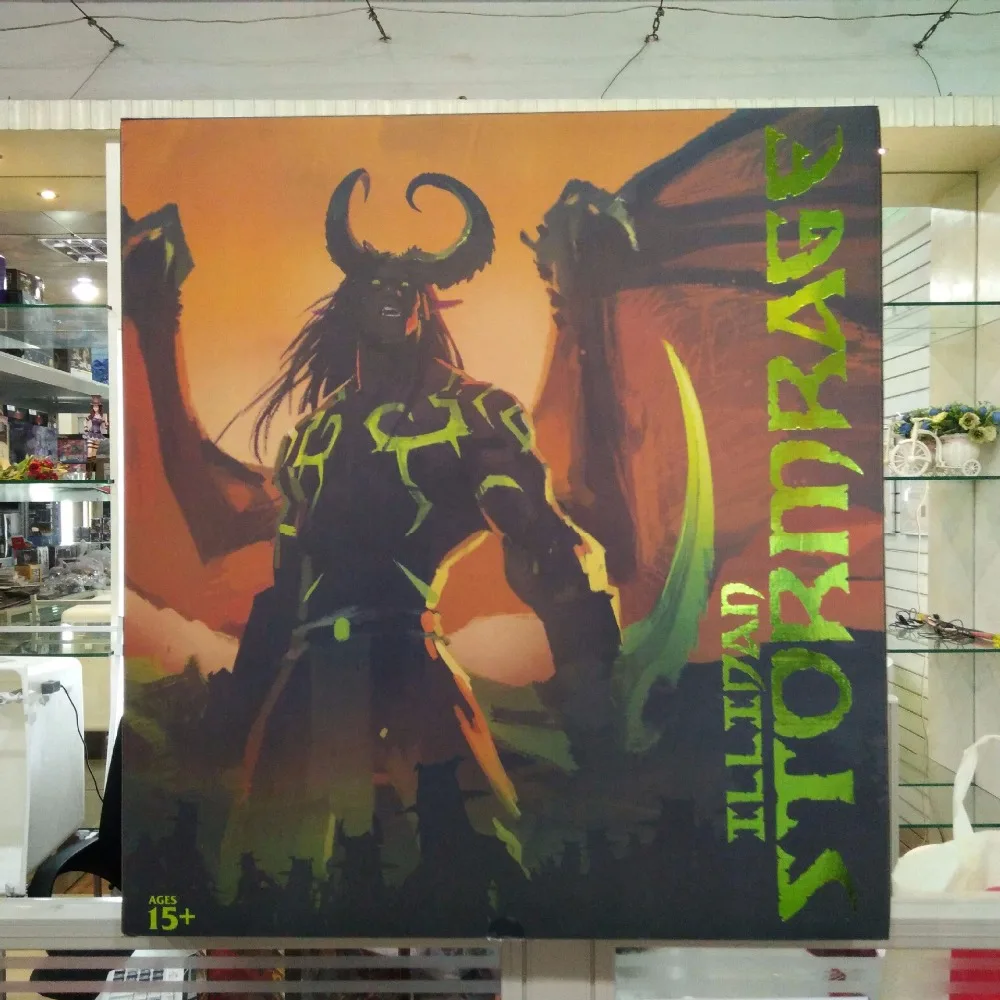 Ограниченная фигурка большой размер 60 см WOW Illidan gk статуя из смолы Коллекционная