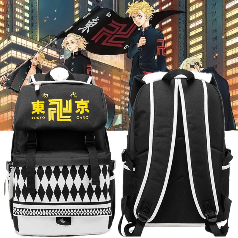 

Anime Tokyo Revengers Cosplay Canvas Backpack Students Shoulders Bag Schoolbags Laptop Bags Christmas Gift