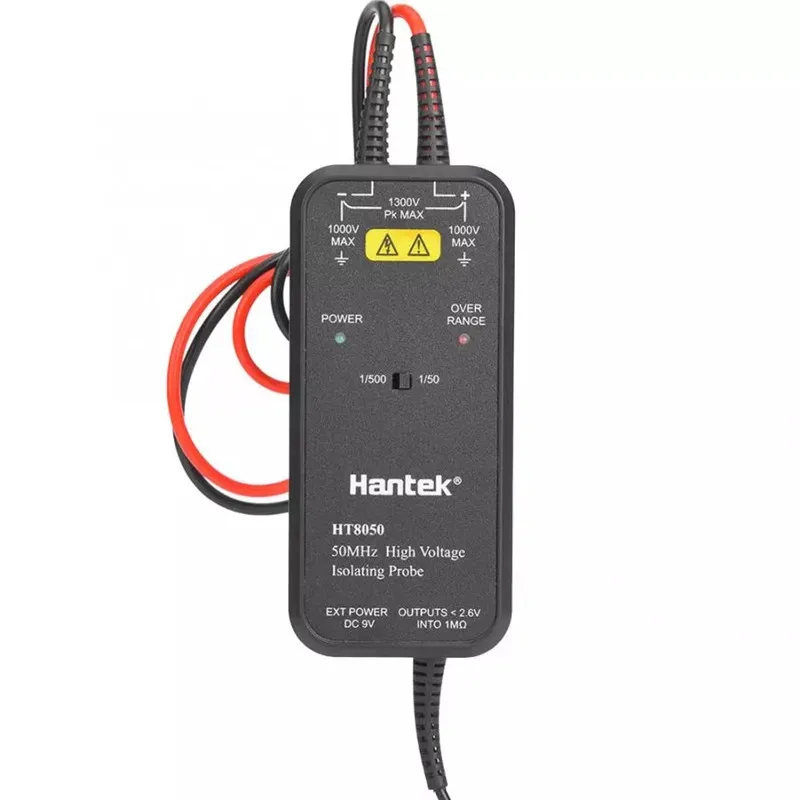 Hantek HT8050 осциллограф 50 МГц полоса пропускания 1/50 1/500 изоляцией зонд высокого