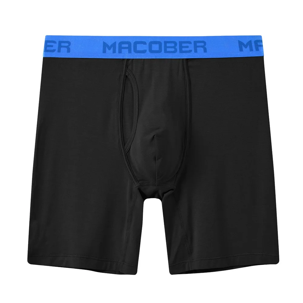 3 PCS /Lot Men's Boxer Briefs Underwear Brand Shorts Bamboo Breathable Solid Color For Man Panties Underwear Trunk Man Boxer