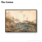 ВИНТАЖНЫЙ ПЛАКАТ Underworld Duria Antiquior Генри де ла Беше доисторическая жизнь динозавр холст печать Paleontology настенное Искусство Декор