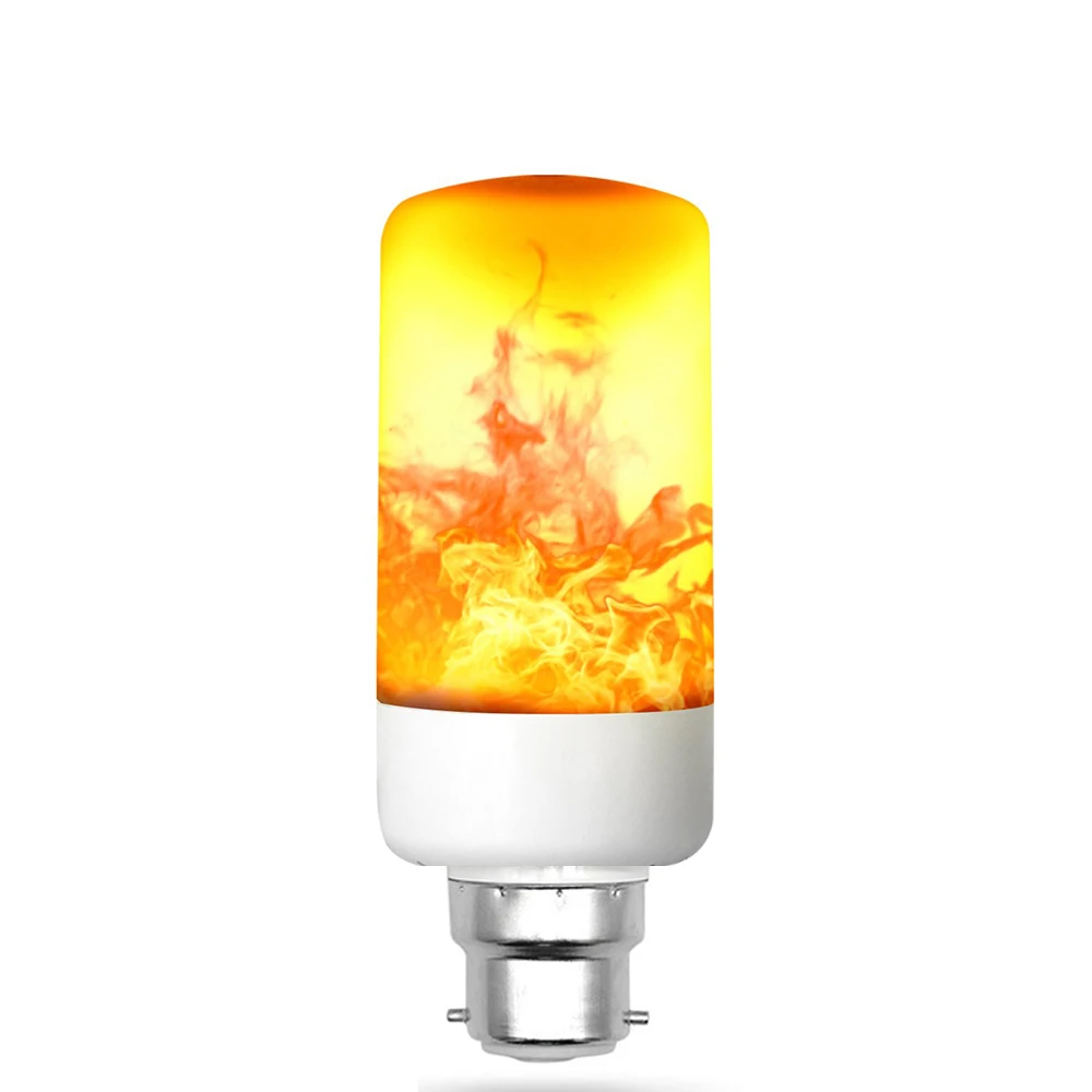 2 Вт 3 5 Светодиодный лампа пламени пламя светодиодный мерцающий лампы Эффект