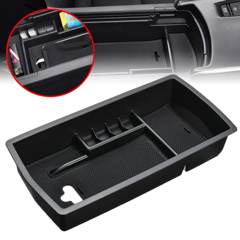 

1pc Plastic Car Auto Central Console Storage Box For Peugeot 3008 3008GT 5008 2017 2018 Arm Rest Front Door Container Holder
