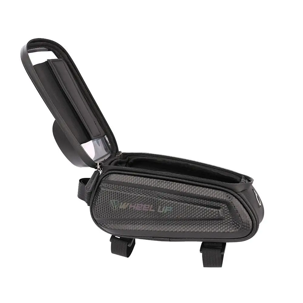 

WHEEL UP Touch Screen Bicycle Hard Shell Phone Bags MTB Bike Top Tube Pouch Rainproof Reflective Cycling Bag Bike Accessories