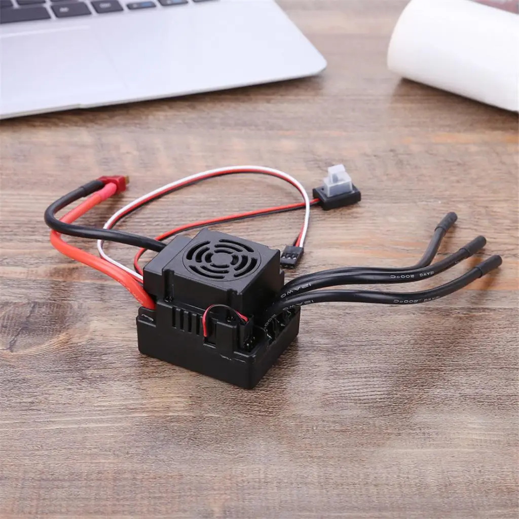 

120A Brushless ESC Electric Speed Controller T-plug for 1/8 RC Car Spare