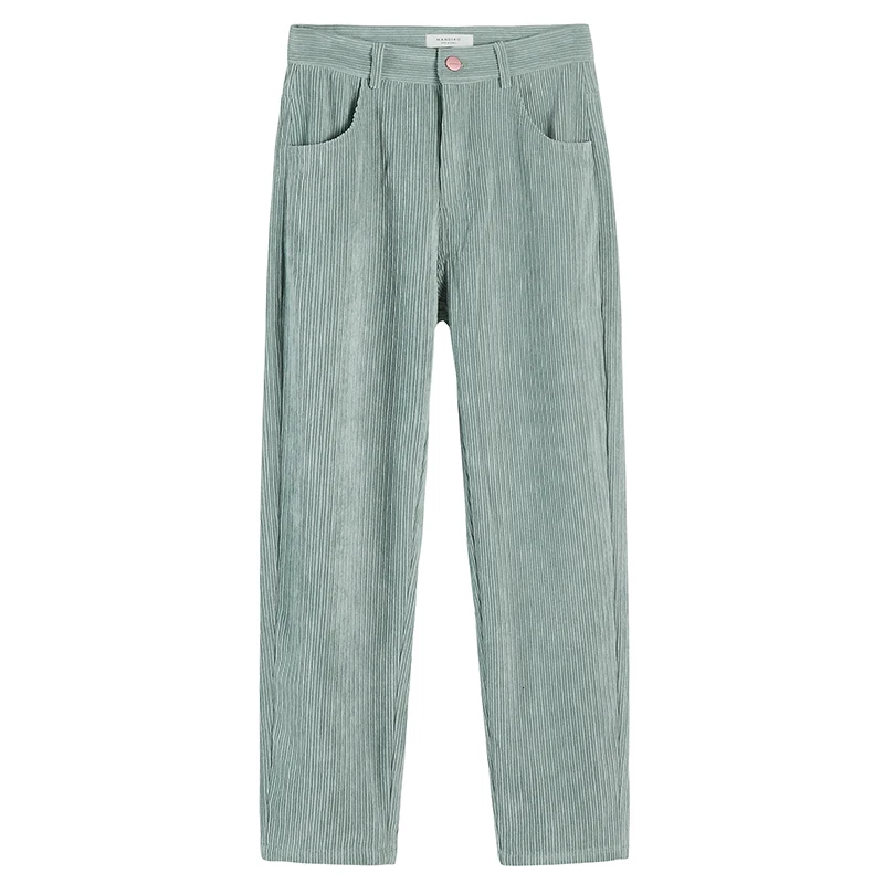 Женские вельветовые брюки Heydress прямые с высокой талией в уличном стиле Капри