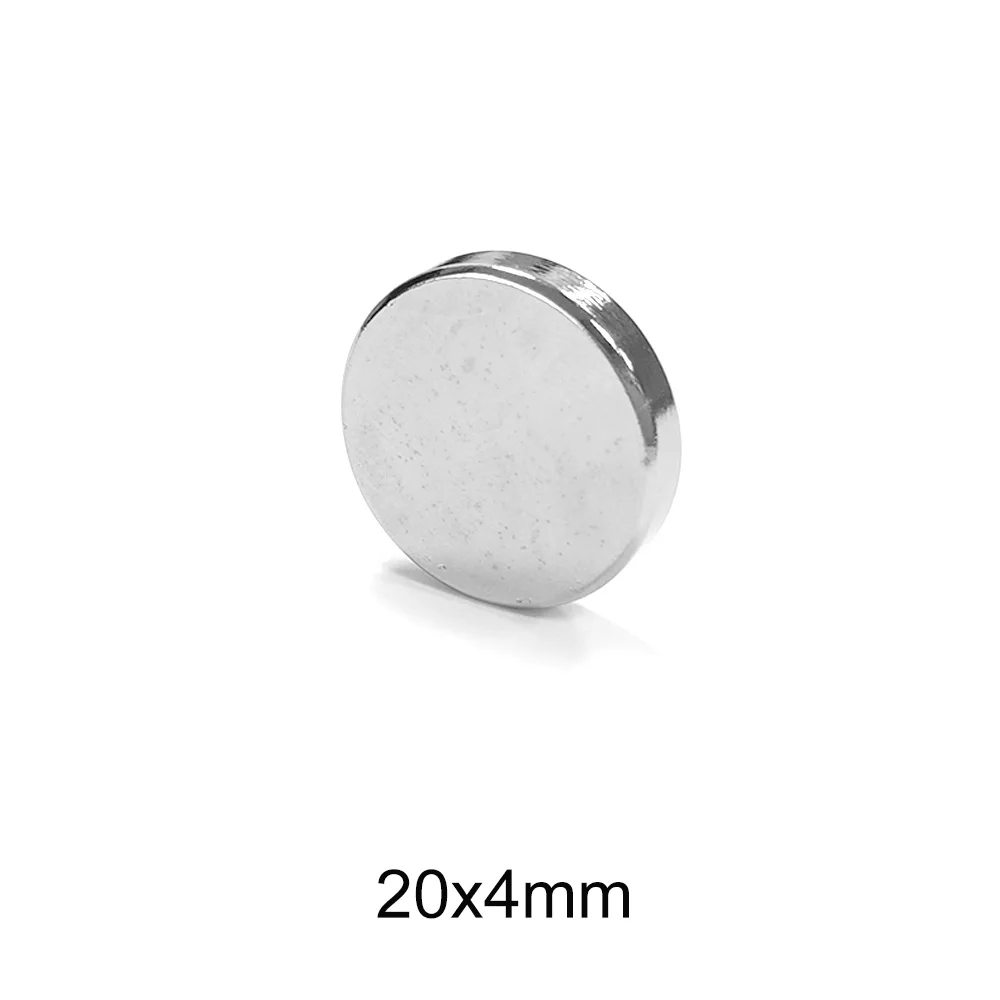 

5/10/20/50PCS 20x4 mm Round Permanent Magnets 20mm X 4mm Neodymium Magnet N35 20x4mm 20*4 Powerful Magnetic Magnets Strong N35