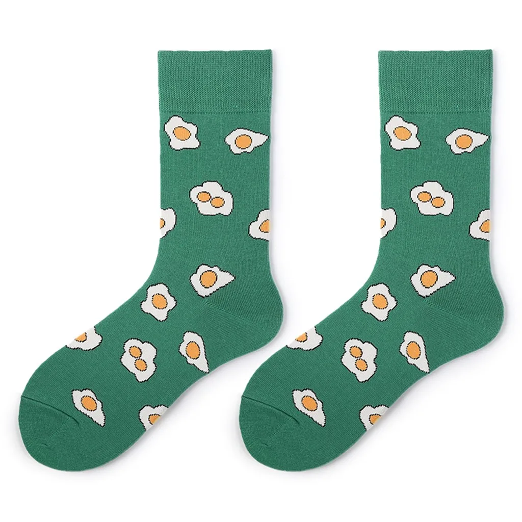 Новый дизайн осень зима Для женщин новый модный стиль с модным принтом носки