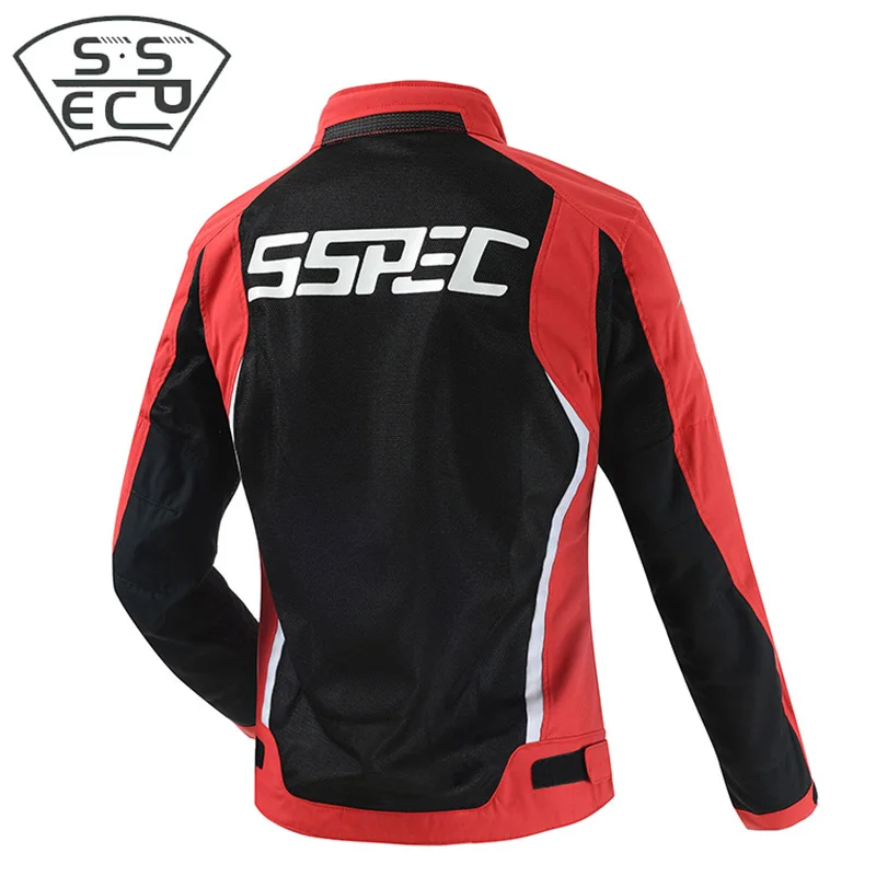 Женский мотоциклетный костюм SSPEC куртка на весну и лето защитное снаряжение для