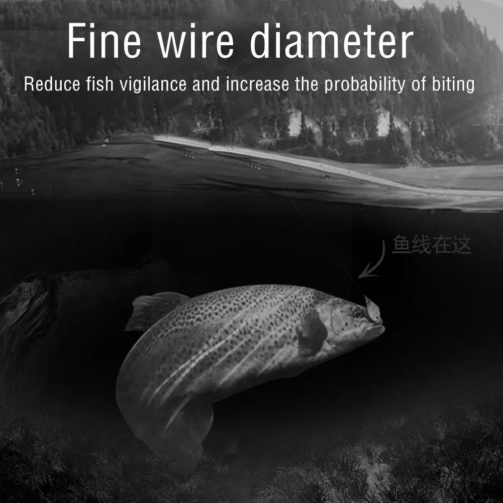 9 Strands Weaves Braided 300M Fishing Line Super Strong Outdoor Outdoor Braided Fishing Fishing PE Tools Thread Tackle Fish X0M6