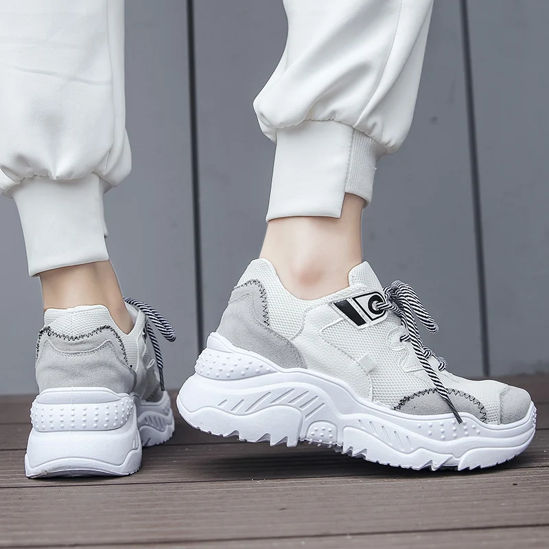 Fujin/женская повседневная обувь Сезон осень Женская из сетчатого материала Прямая