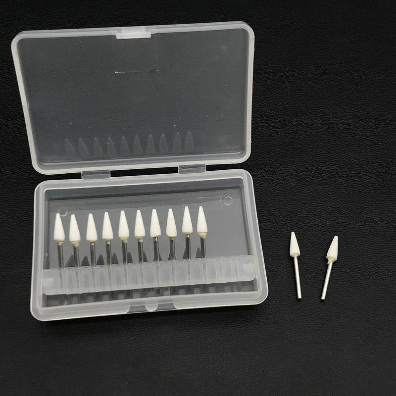 Стоматологические белые полоски камень фарфор смолы шлифовка наконечникка для