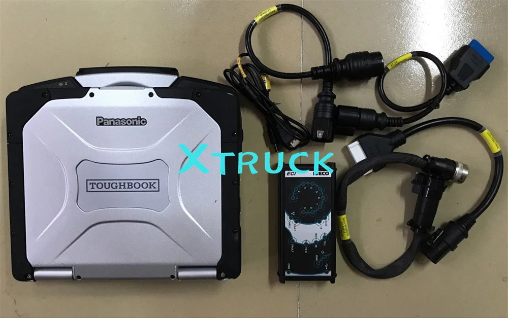 

For IVECO ELTRAC EASY ECI diagnostic tool For Iveco EASY truck auto diagnostic tool+Thoughbook CF19 laptop