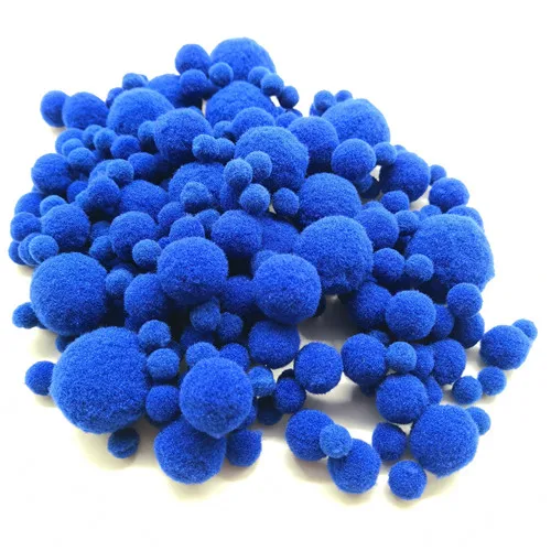 color 28 Royal blue 20 г 8 до 30 мм смешанный размер 46 Цвет помпон помпоны мех плюшевый шар для шитья на ткани ремесло DIY свадебные украшения, аксессуары - Цвет: color 28 Royal blue