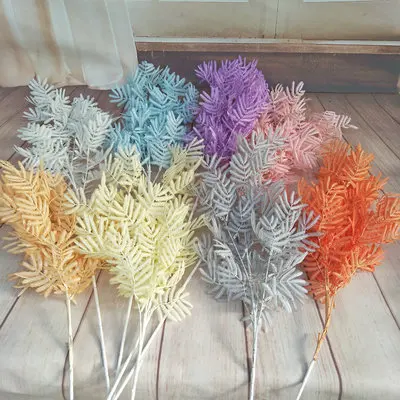 

Simulation Flower Mimosa, 103cm,suitable for Family Wedding Hotel Flower Arrangement Window Holiday Party Photography Decoration