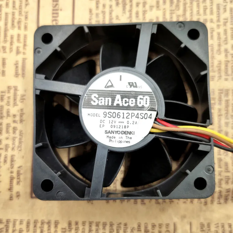 

New original 9S0612P4S04 6cm6025 4-pin PWM double ball mute cooling fan 12V0.2A