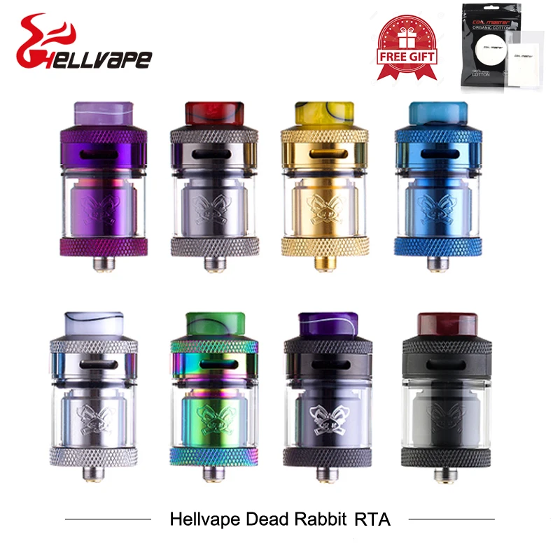 Испаритель helvape Dead Rabbit бак 25 мм RTA 4 5 мл электронная сигарета атомайзер дрип